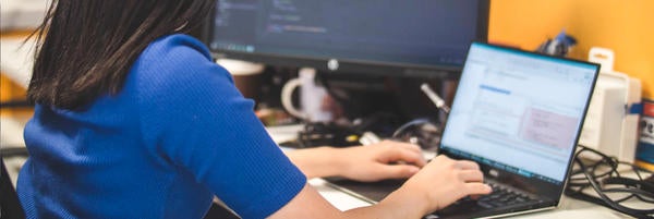Unsplash- Girl Working On Laptop