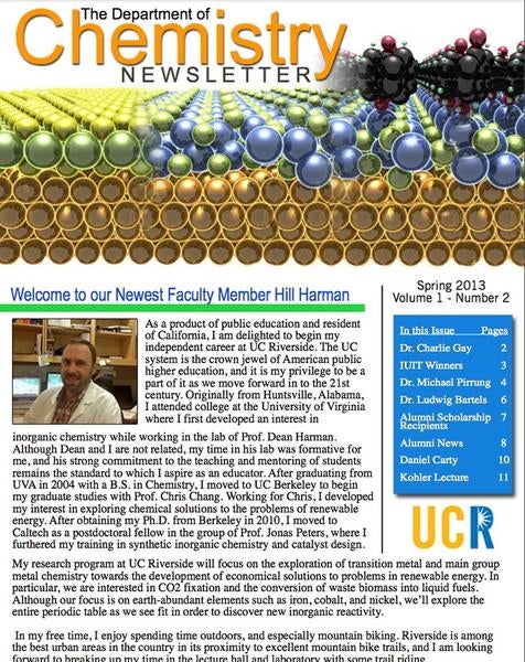 newsletter spring 2013